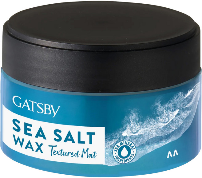 GATSBy 海鹽消光髮蠟 紋理線條, 80g, 1個