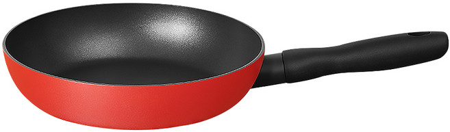 MEYER 美亞 BAUHAUS革新紅導磁平煎鍋, 20cm, 1個