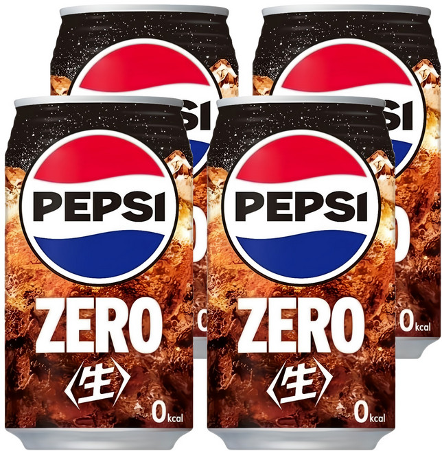 PEPSI 百事 生可樂ZERO, 4個, 340ml