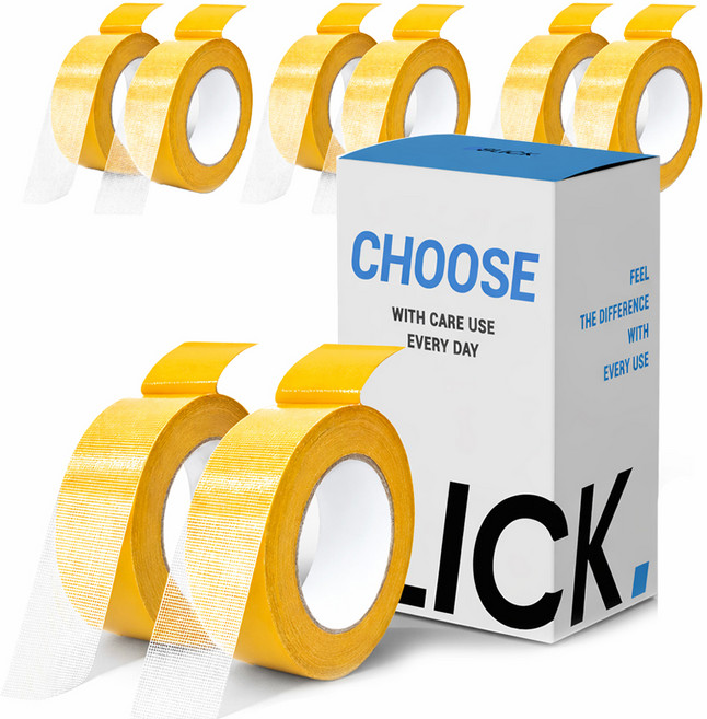 모던모어 초강력 자국없는 만능 투명 양면 테이프, 4개