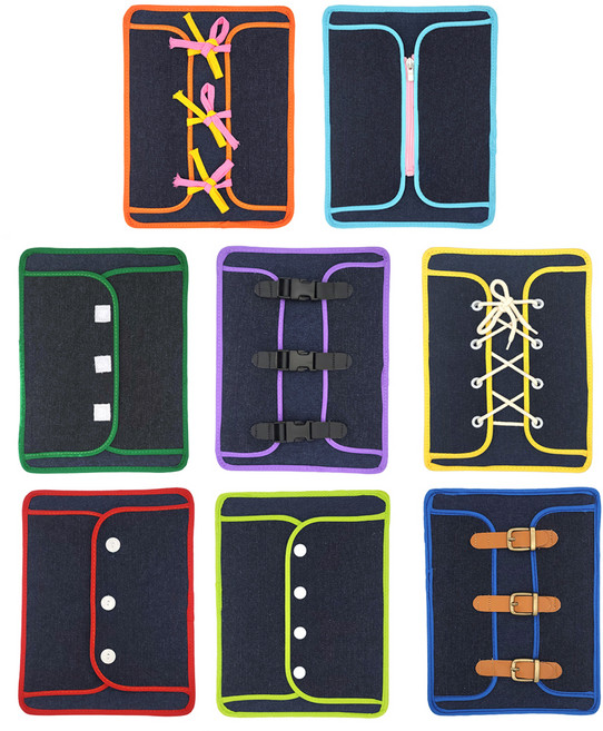 의복소근육놀이 8종, 1세트