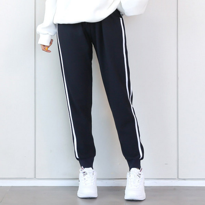 토마토팩토리 여성용 두줄라인 조거팬츠