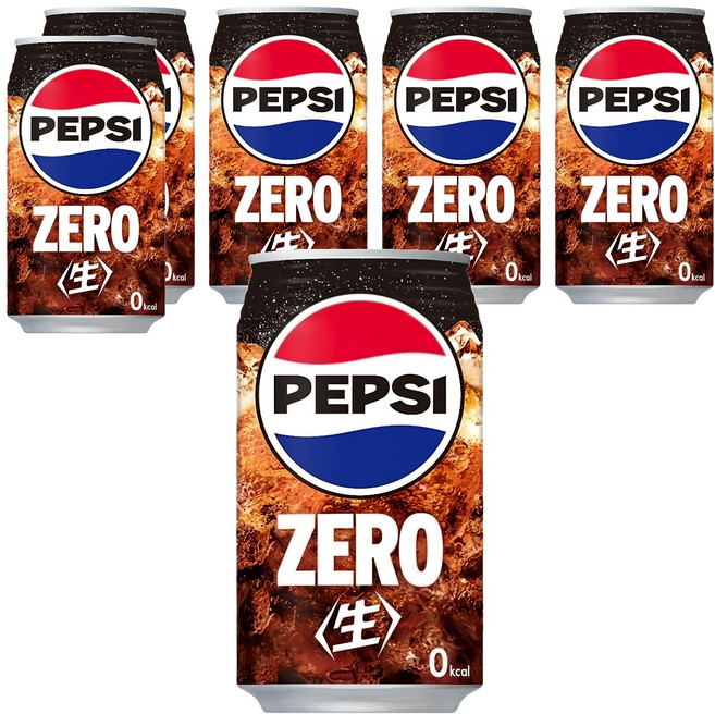 PEPSI 百事 生可樂ZERO, 6個, 340ml