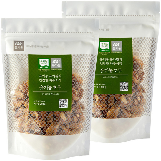 유가원 유기농 호두, 200g, 2개