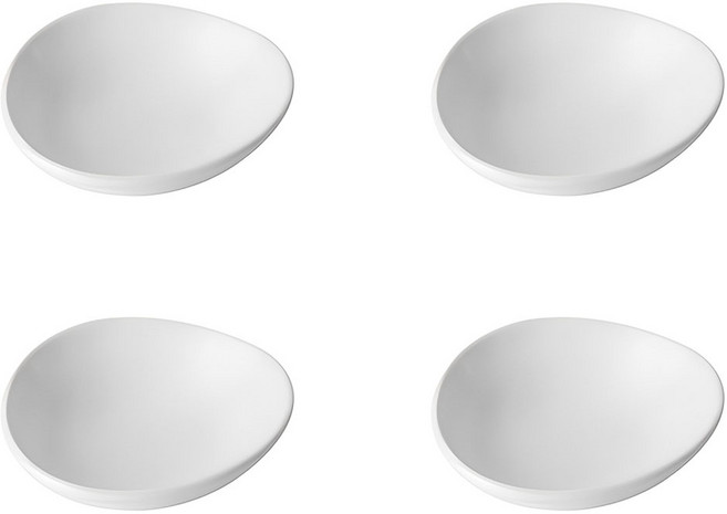 에라토 조약돌 찬기 9cm, 화이트, 4개