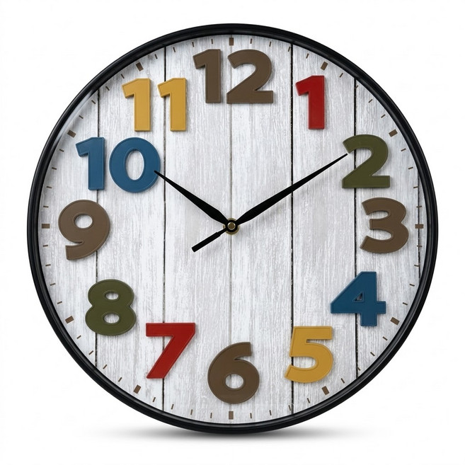 Kinyo 立體北歐掛鐘 CL-201 12吋 307 x 307 x 48mm, 彩色