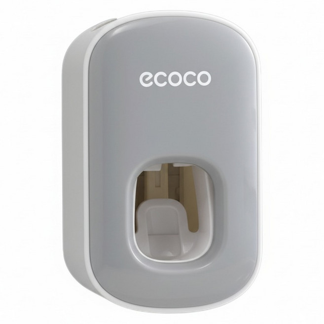 ecoco 意可可 自動擠牙膏器, 灰色, 1個