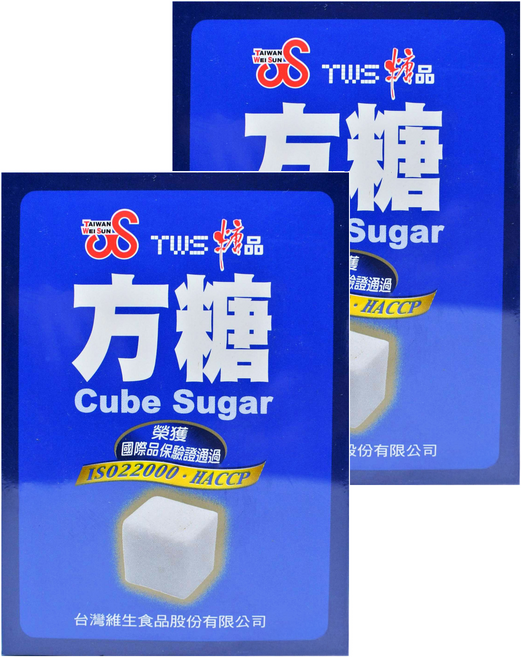 TWS 維生 方糖, 340g, 2盒