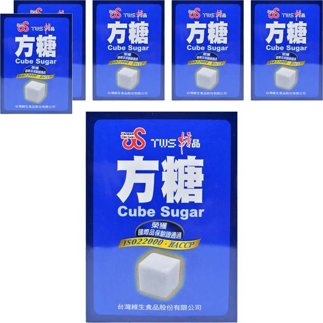 TWS 維生 方糖, 340g, 6盒