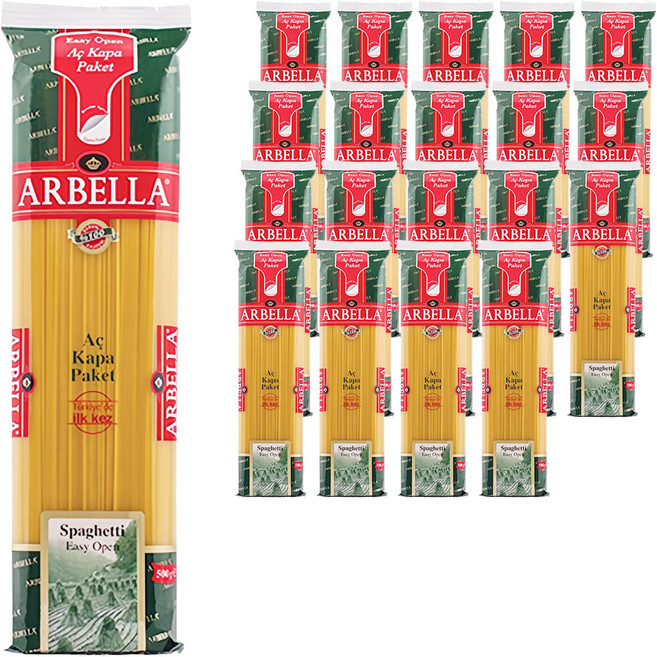 아르벨라 스파게티, 500g, 20개
