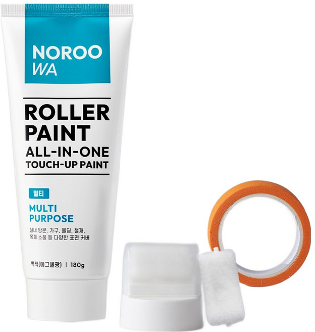 노루페인트 노루와 롤러페인트 멀티, 화이트, 180g, 1개