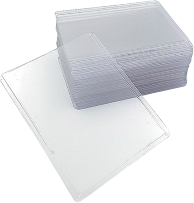 아이코어스 탑로더 수집카드, 투명, 25개