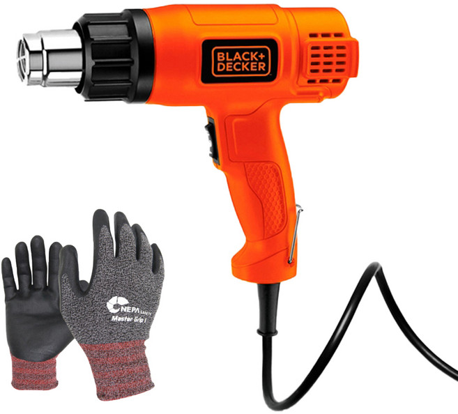 블랙앤데커 열풍기 KX1800 + 작업장갑 세트, 본품, 1세트