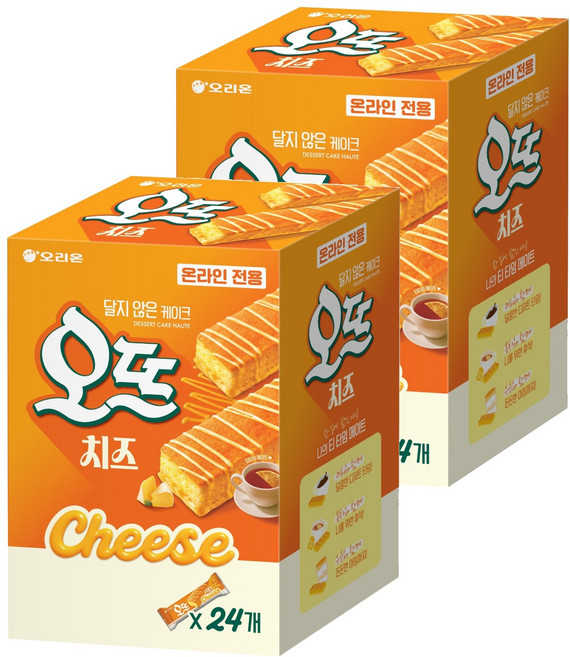 오리온 진한 디저트 케익 오뜨 치즈, 156g, 8개