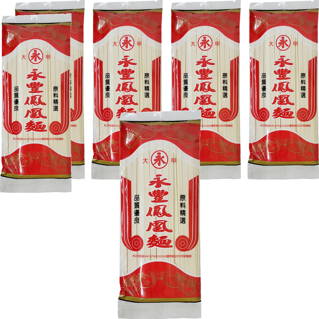 源永豐食品 鳳凰麵, 300g, 6包