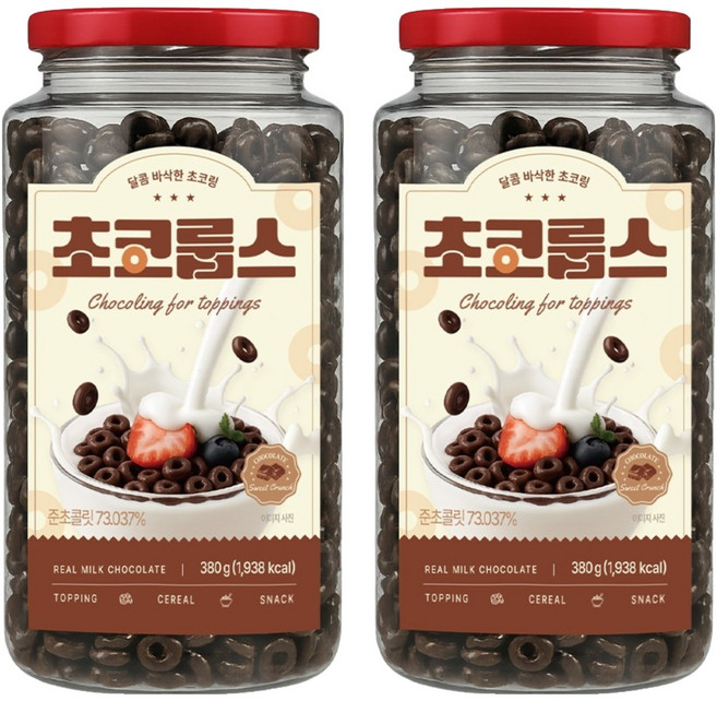 씨알로 초코룹스, 2개, 380g