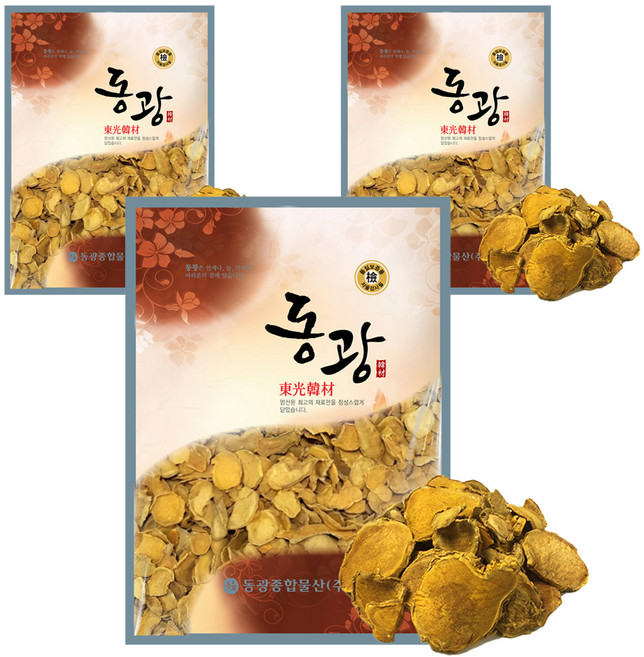 동광한방몰 건조 강황, 3kg, 3개