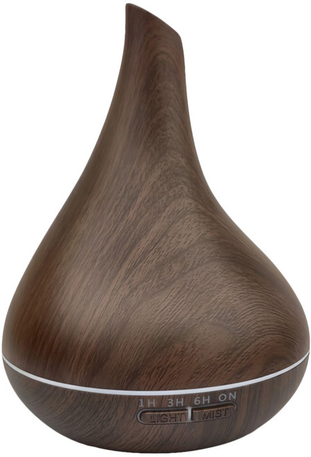 細口木紋香薰機 附1瓶精油 香味隨機 300ml, CAAD0061BS1, 深色木紋