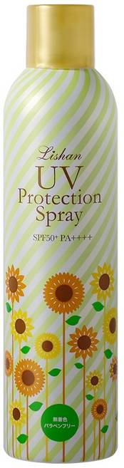LISHAN UV防曬噴霧 草本精油 SPF50+ PA++++, 230g, 1瓶