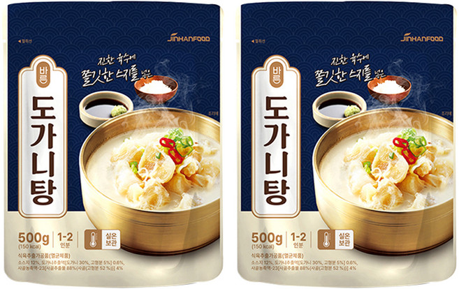 바른 도가니탕, 500g, 2개
