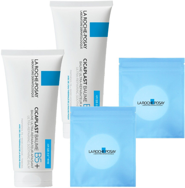 라로슈포제 NEW 시카플라스트 밤 B5+ 100ml + 순면화장솜 40p 세트, 2개