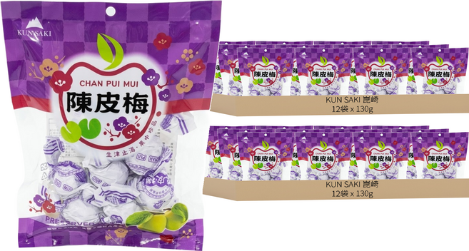 KUN SAKI 崑崎 陳皮梅, 130g, 24袋