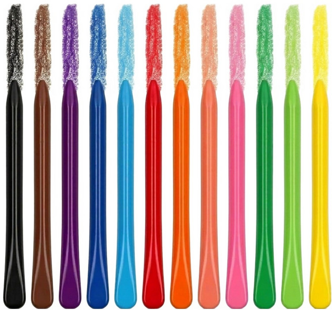 피넬 손에 묻지않는 부러짐방지 일체형 무한 색연필 세트, 1세트, 12색