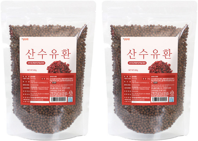 갑당약초 산수유환, 2개, 600g