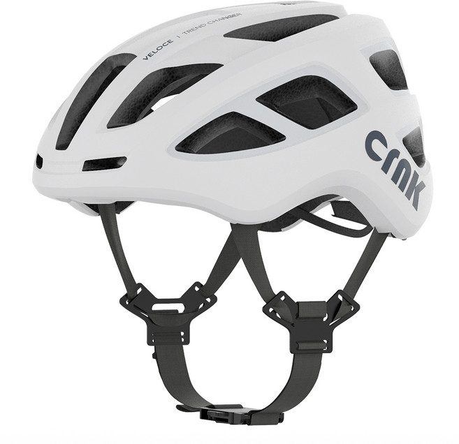 크랭크 VELOCE 자전거 헬멧, White, 1개