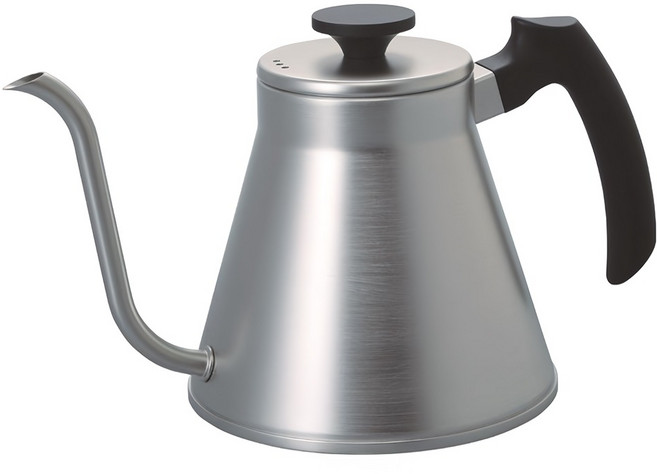 HARIO 好璃奧 V60白金不鏽鋼細口壺 VKF-120-HSV, 800ml, 1入, 壺身 + 壺蓋