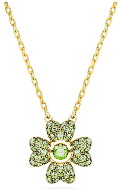 스와로브스키 여성용 이딜리아 골드 톤 클로버 목걸이 5671144 +쇼핑백+메시지카드+품질보증서(백화점A/S)