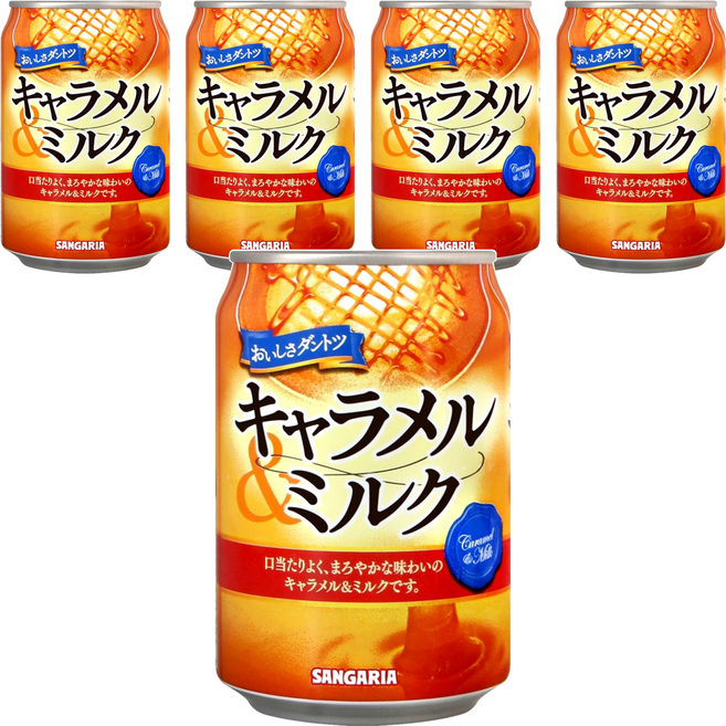 SANGARIA 焦糖牛奶風味飲料, 5罐, 264ml