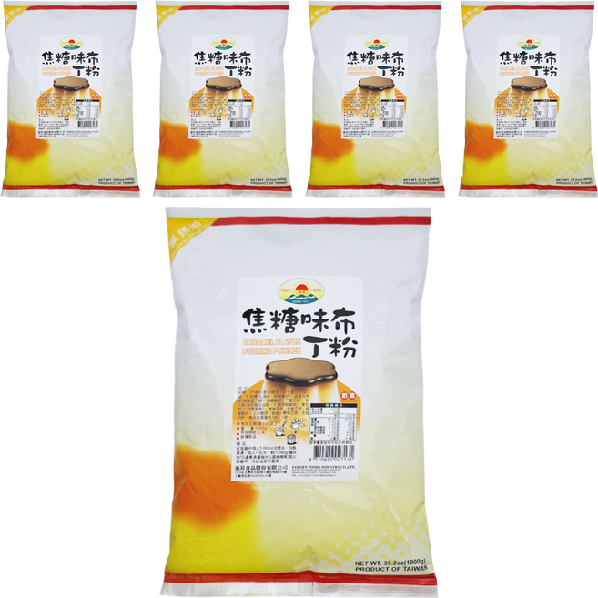 FAIRSEN 惠昇食品 焦糖布丁粉, 1kg, 5包