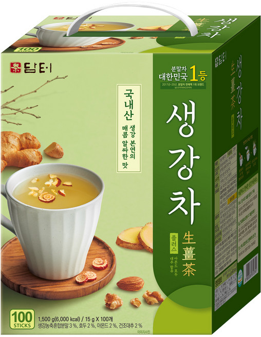 담터 생강차 플러스, 15g, 100개입, 1개