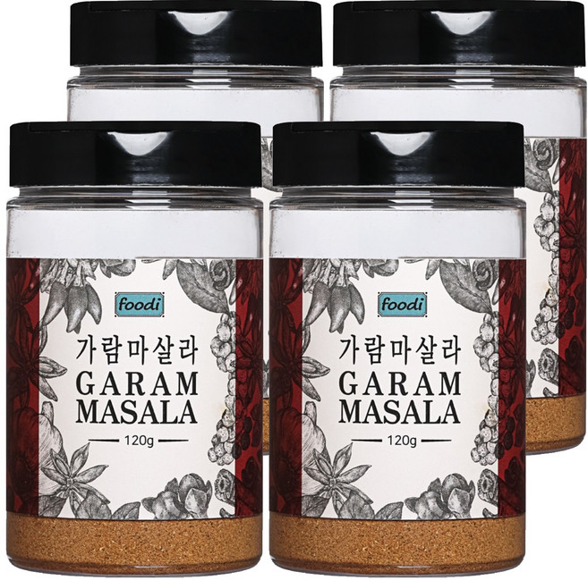 foodi 가람마살라, 120g, 4개