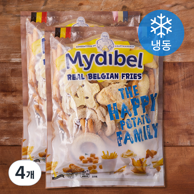 마이디벨 시그니처 모듬감자 (냉동), 500g, 4개