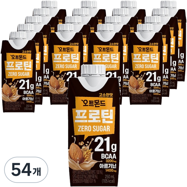 오트몬드 프로틴 고소한맛, 250ml, 54개