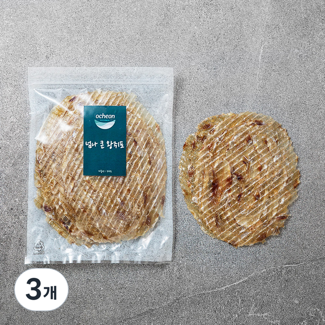 오천 쥐치포, 330g, 3개