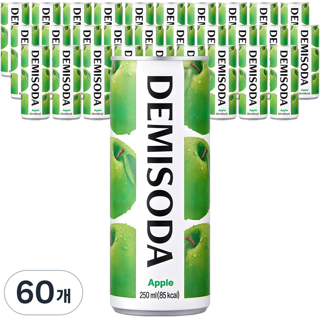 데미소다 애플, 60개, 250ml