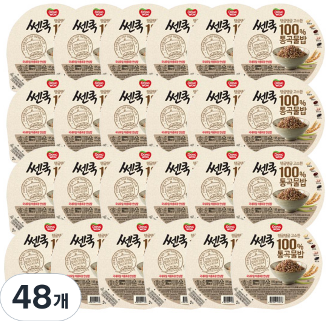 쎈쿡 100% 통곡물밥, 195g, 48개