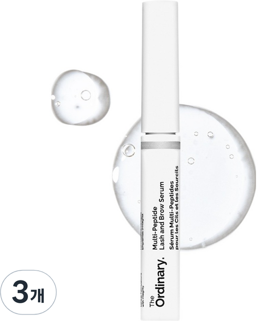 The Ordinary. 多胜肽睫毛眉毛精華液 睫毛眉毛營養液, 3個, 5ml