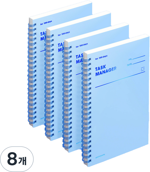 모트모트 태스크 매니저 100DAYS 플래너, 세레니티, 8개