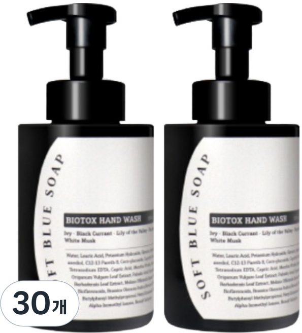 멈칫 바이오톡스 소프트블루 핸드워시, 500ml, 30개