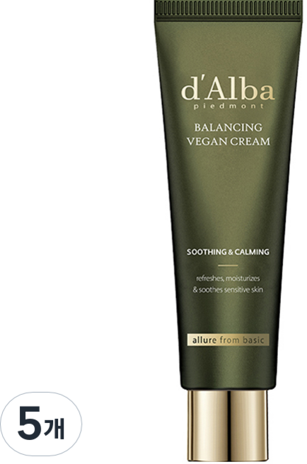 [비건뷰티] 달바 마일드 스킨 밸런싱 크림, 55ml, 5개