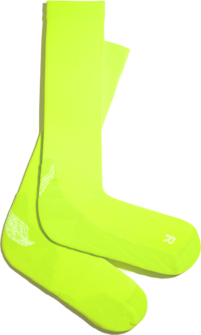 리투 블랙 윙 러닝 니 삭스, 라임, 1개