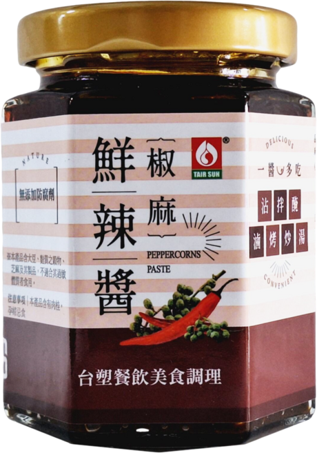 台塑餐飲 椒麻鮮辣醬, 180g, 1罐