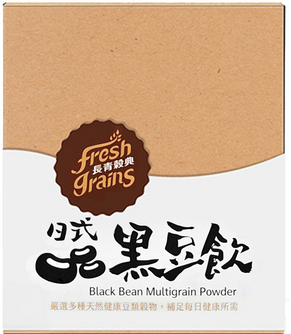 fresh grains 長青穀典 日式黑豆飲 10包, 300g, 1盒