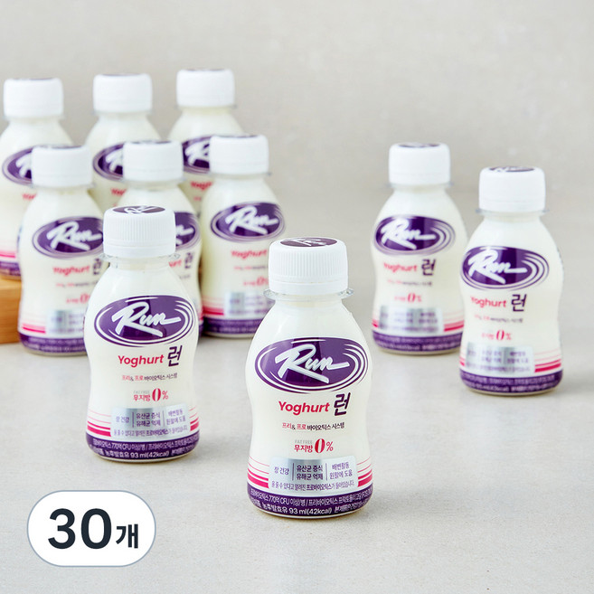 신앙촌 미니 런 요구르트, 93ml, 10개입, 3개