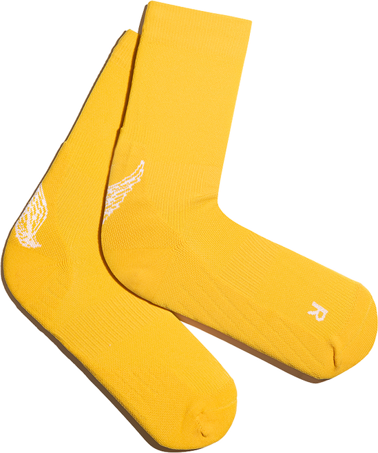 리투 블랙 윙 러닝 크루 삭스, 옐로골드, 1세트