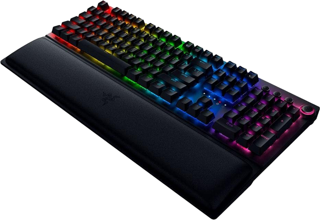 RAZER 雷蛇 BlackWidow 機械式RGB鍵盤, 黑色, V3, 綠軸, 1個
